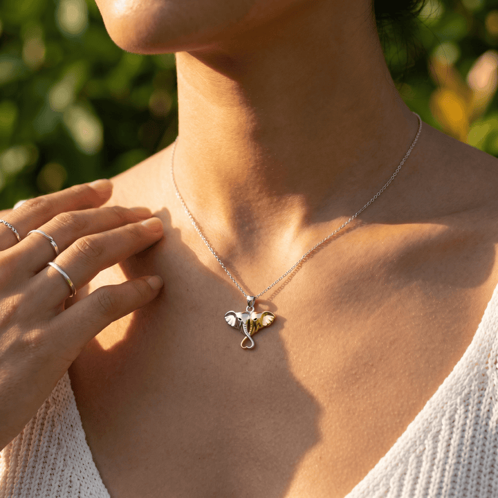 Elephant Duo Necklace