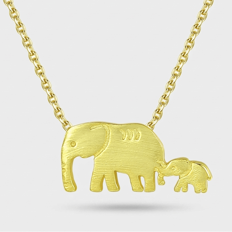 Follow My Lead Elephant Necklace