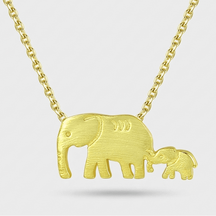 Follow My Lead Elephant Necklace