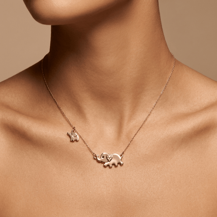 Tiny Treasure Elephant Necklace