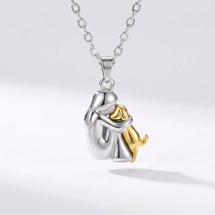 Safe in My Arms Dog Necklace