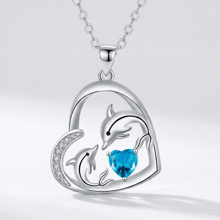 Protector Mama Dolphin Necklace