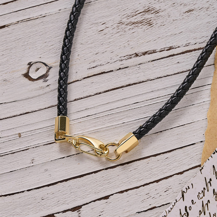 Christianartworkshop Luxury Style Crucifix Jesus Cross Black-gold Alloy Pendant Necklace