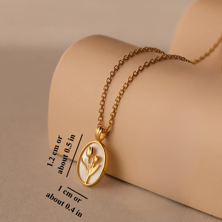 DELICATE TULIPS NECKLACE