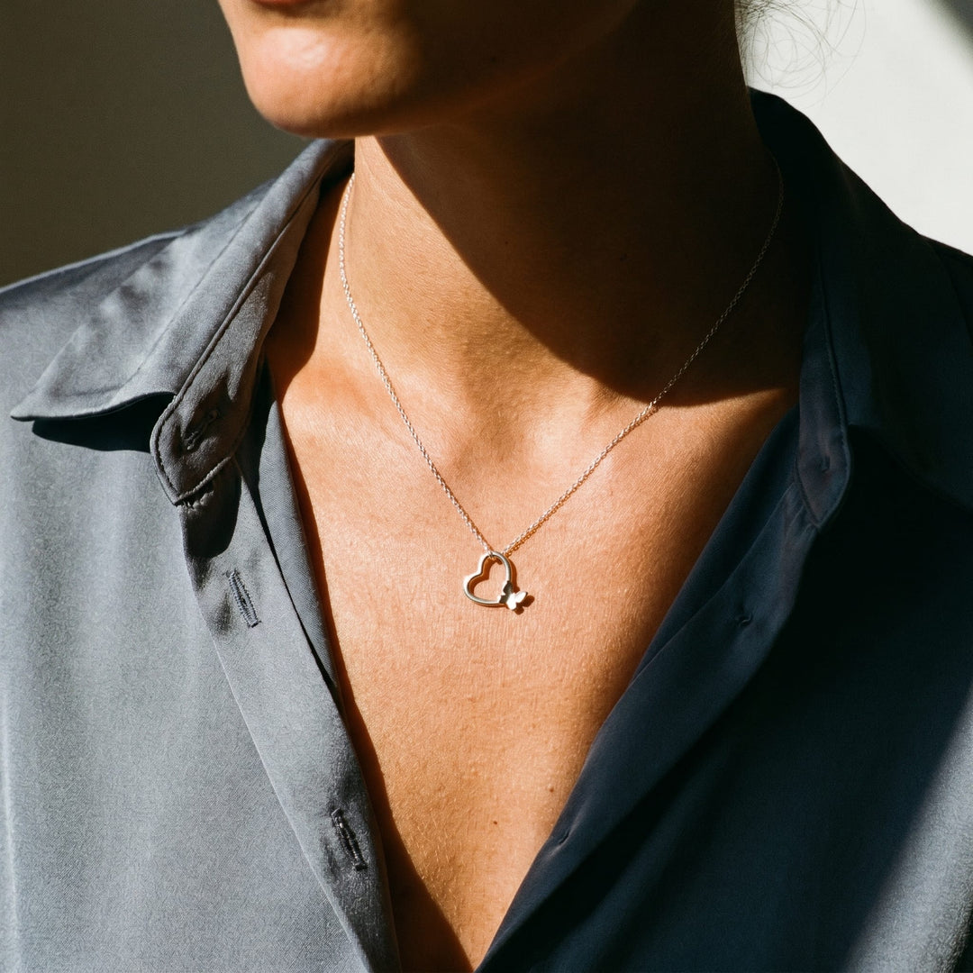 Resting Wings Butterfly Necklace