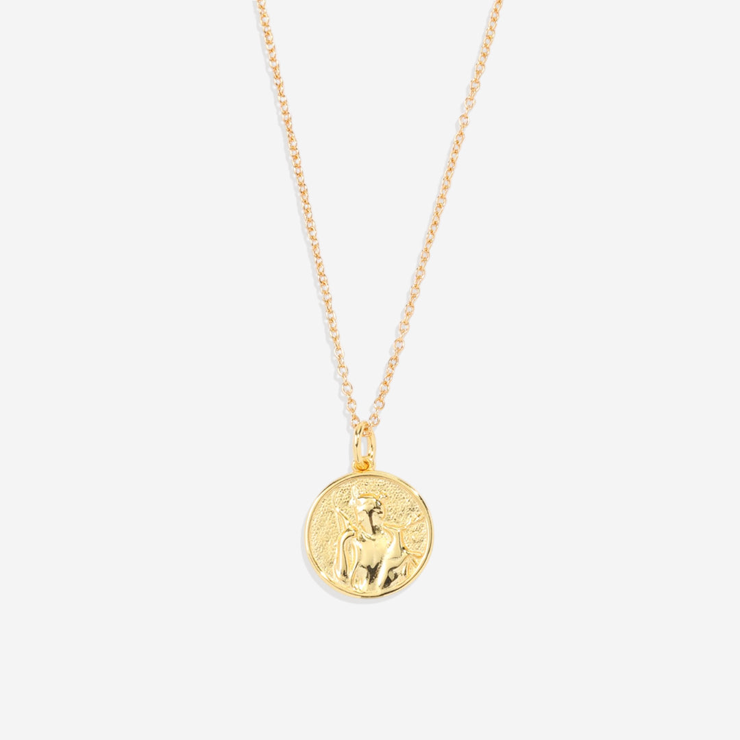 Greek Goddess Pendant Necklace