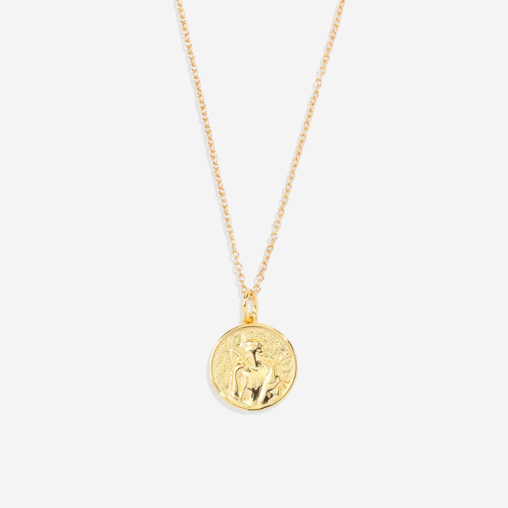 Greek Goddess Pendant Necklace