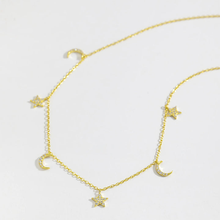 Star Moon Necklace