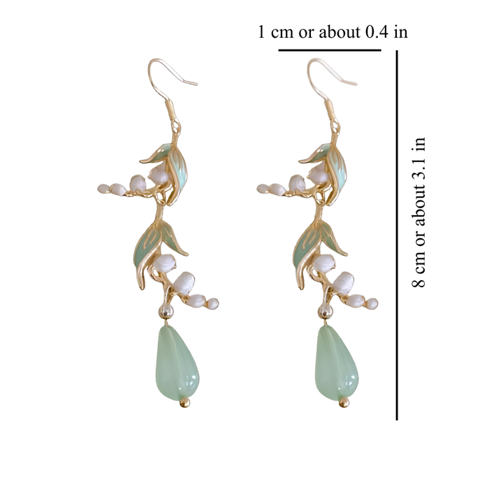 LILY OF THE VALLEY EARRINGS (PAIR)