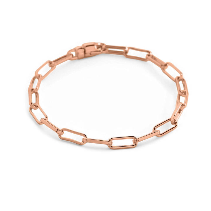 Open Link Paperclip Chain Bracelet