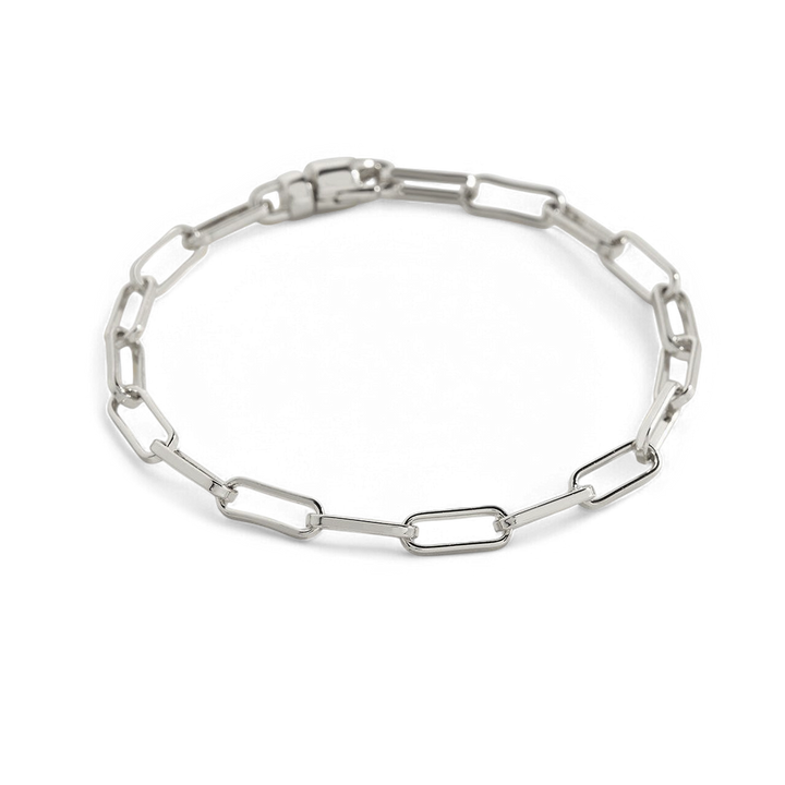 Open Link Paperclip Chain Bracelet