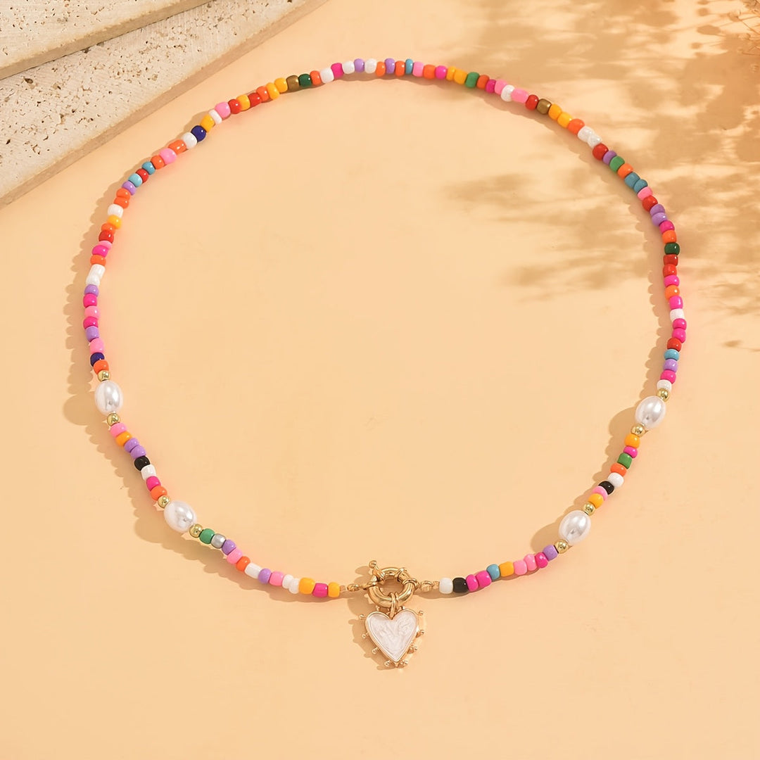 Sophisticated Sculpted Heart Necklace