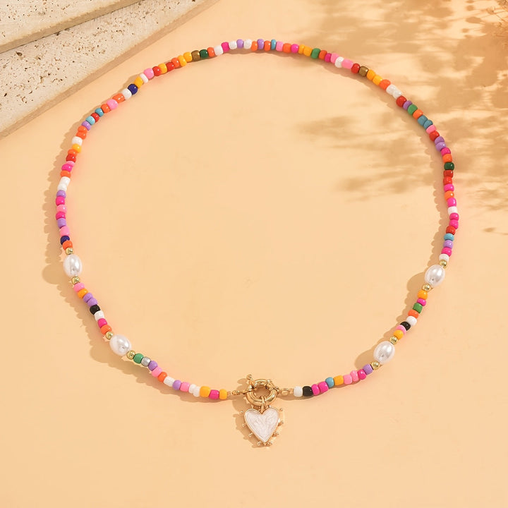 Sophisticated Sculpted Heart Necklace