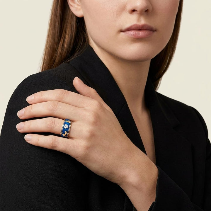 Golden Whiskers Ring