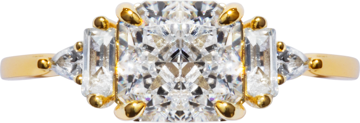 Crushed Ice Square Ring
