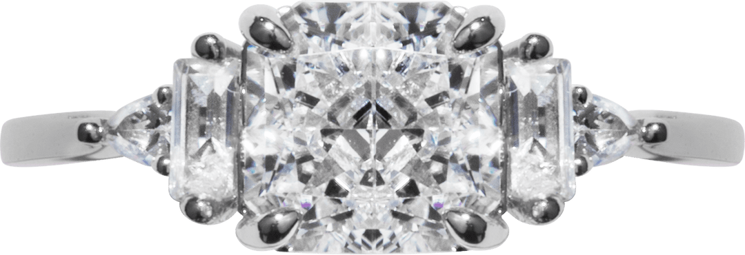 Crushed Ice Square Ring