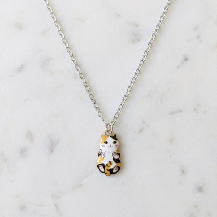 TINY CAT NECKLACE