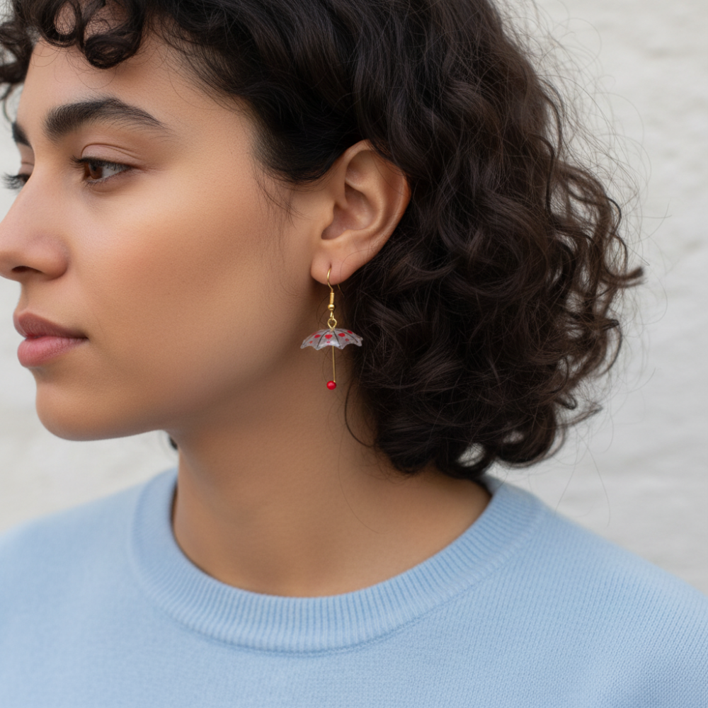 UMBRELLA EARRINGS (PAIR)