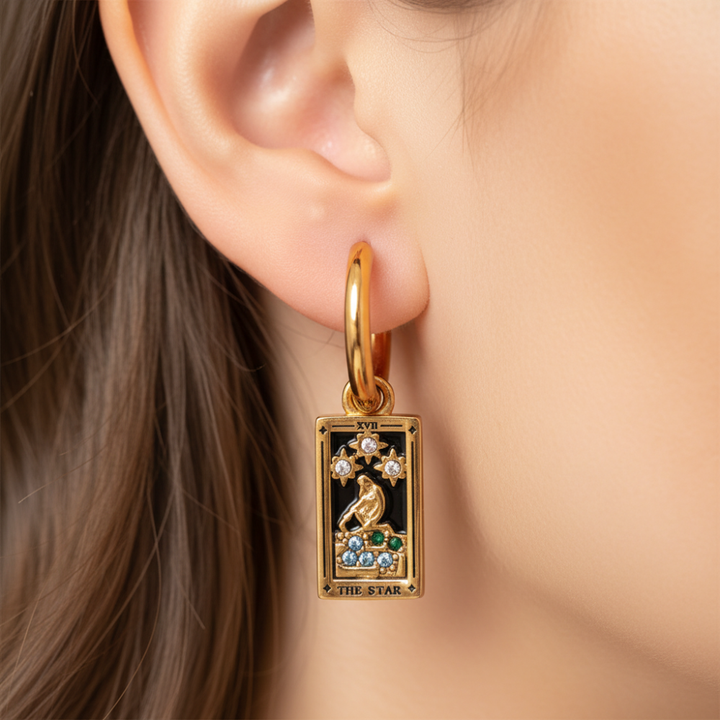 TAROT CARD EARRINGS (PAIR)