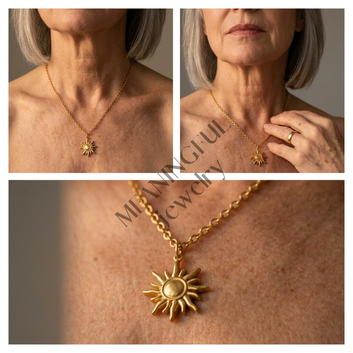 Golden Sunray Necklace