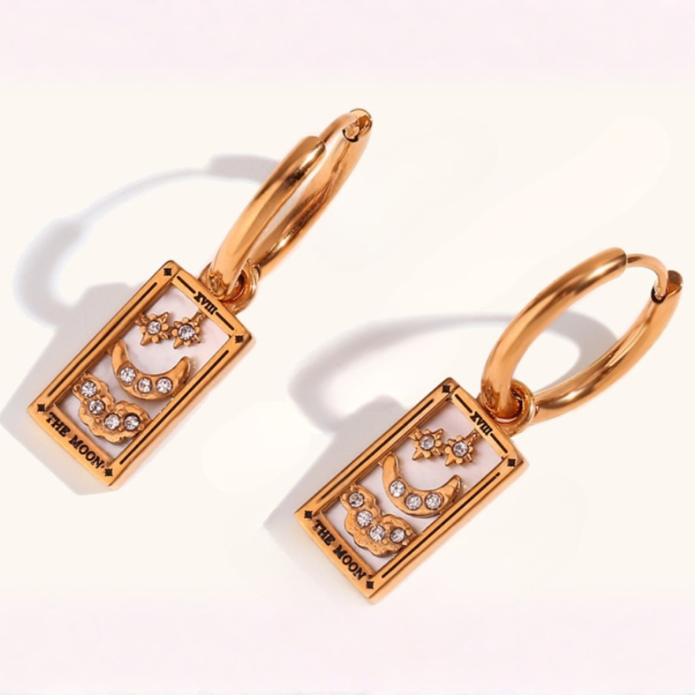 TAROT CARD EARRINGS (PAIR)