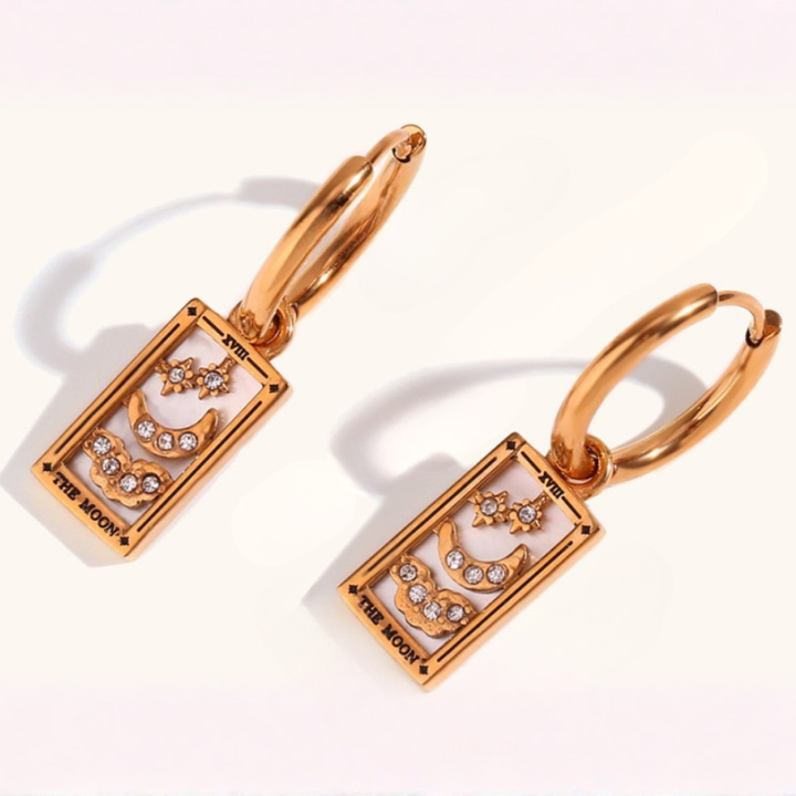 TAROT CARD EARRINGS (PAIR)