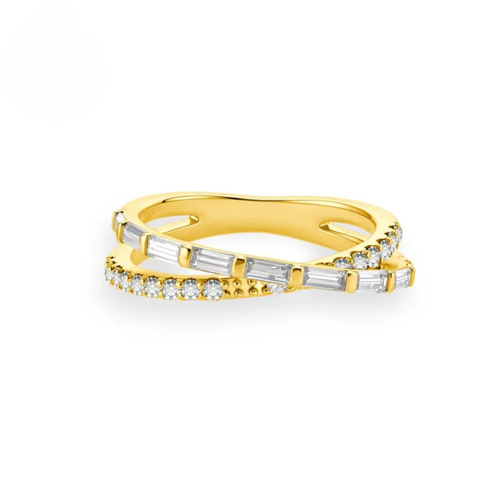 Ribbon Crossover Ring