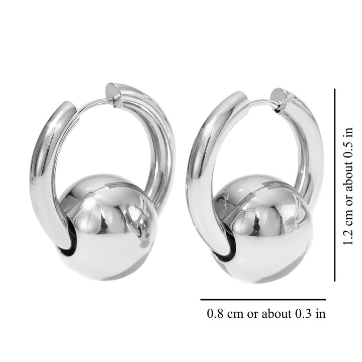 GOLD BALL EARRINGS (PAIR)