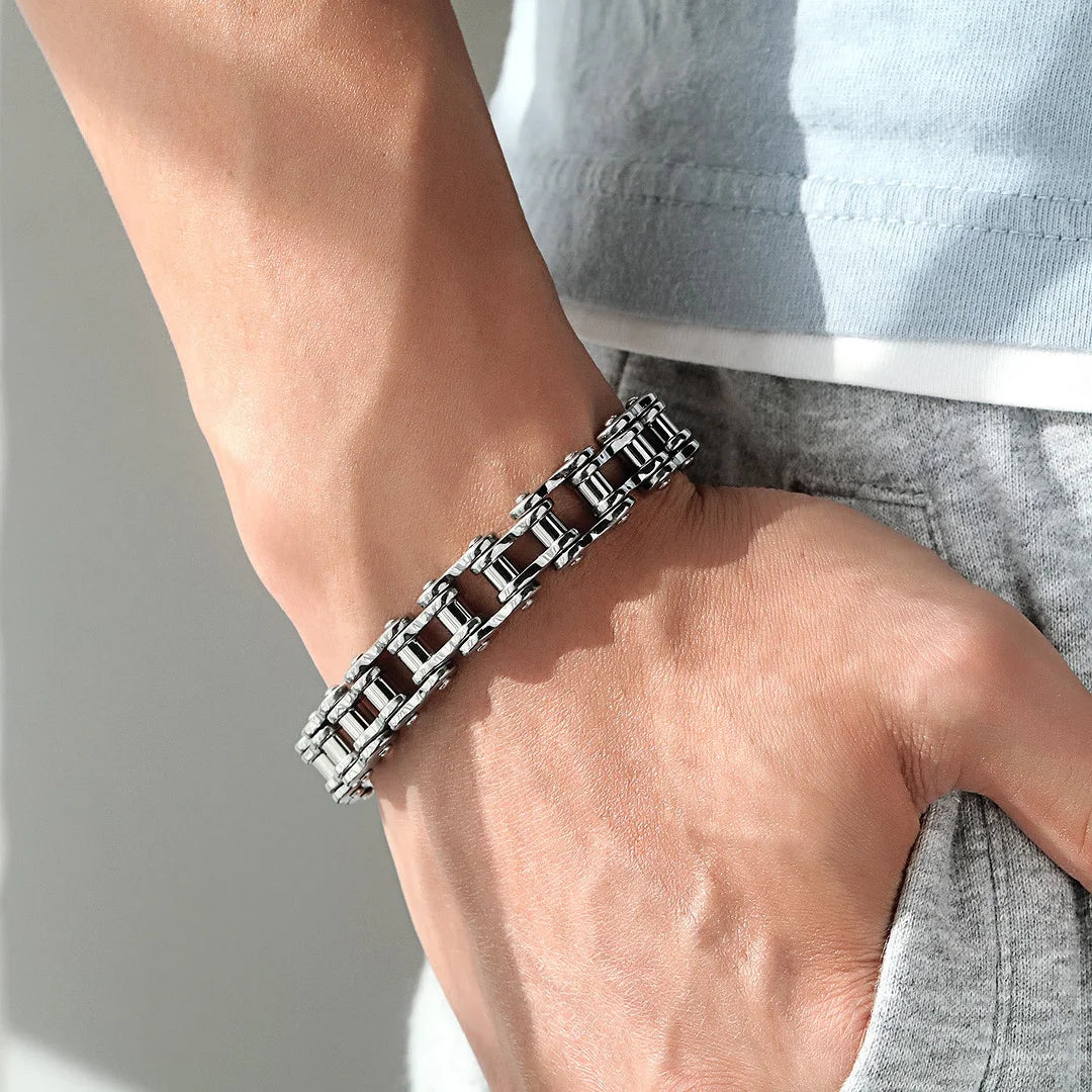 Moto Chain Bike Bracelet