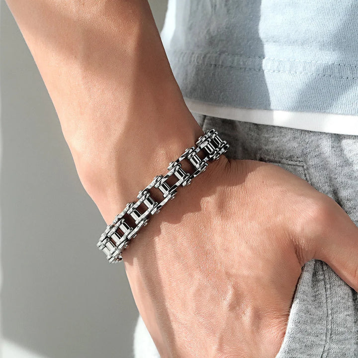 Moto Chain Bike Bracelet