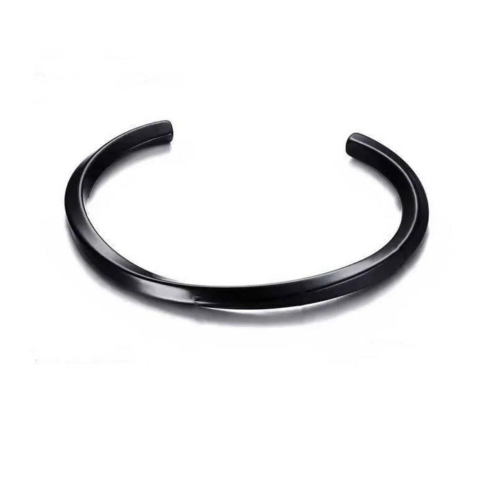 Spiral Twist Open Bracelet