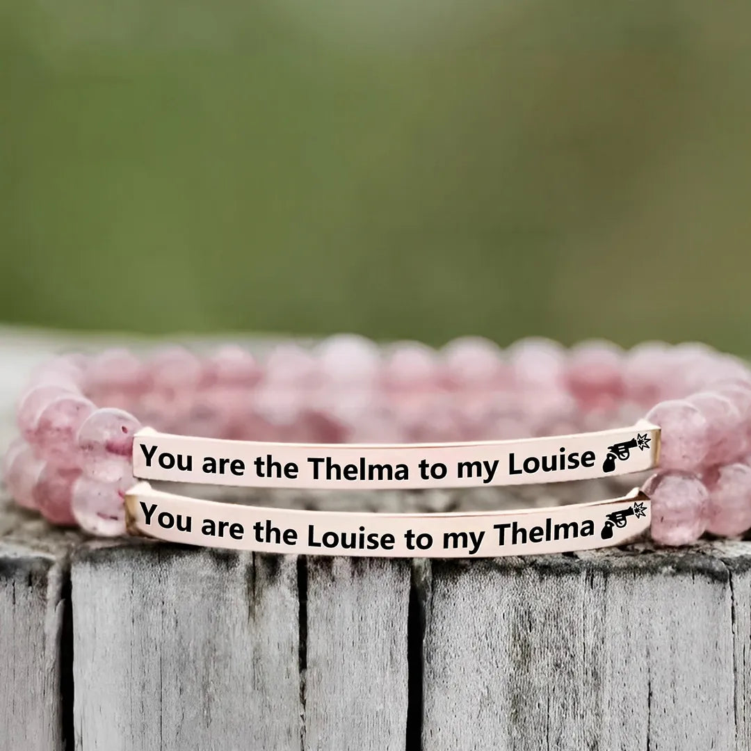 FOR FRIEND - RIDE OR DIE BEAD LETTERING BRACELET