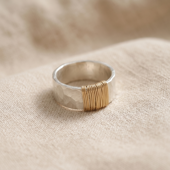 Vintage Gold Silver Ring