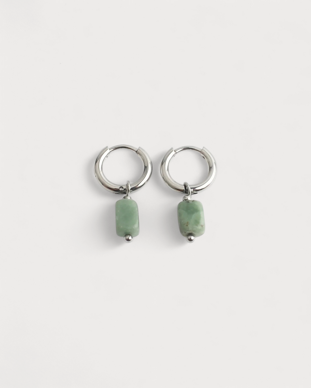 Sara - Earrings - Natural Stone - Stainless Steel