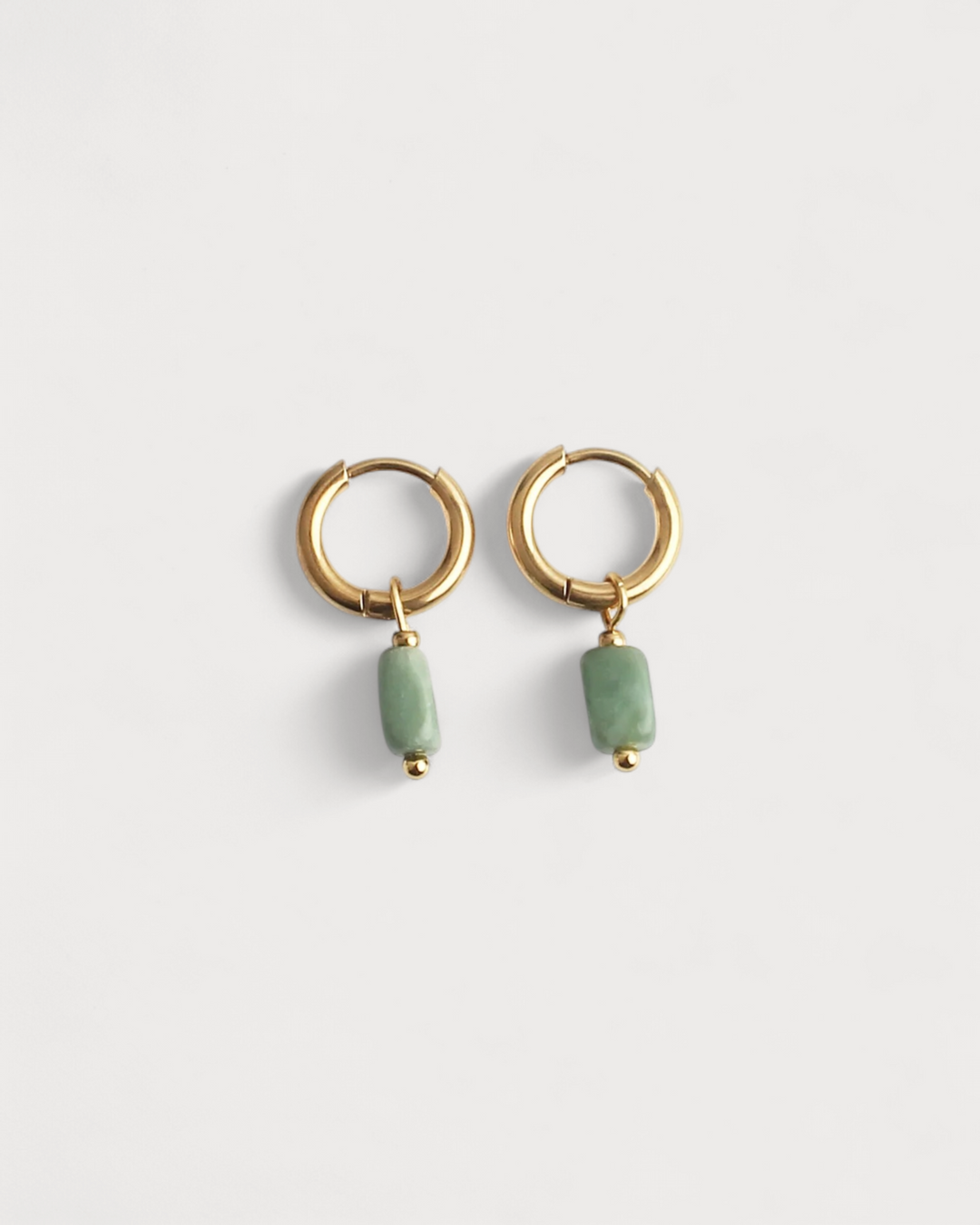 Sara - Earrings - Natural Stone - Stainless Steel