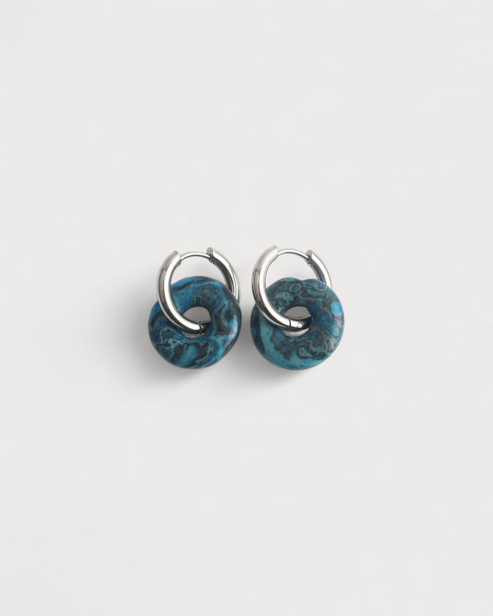 Femme - Earrings - Natural Stone - Stainless Steel
