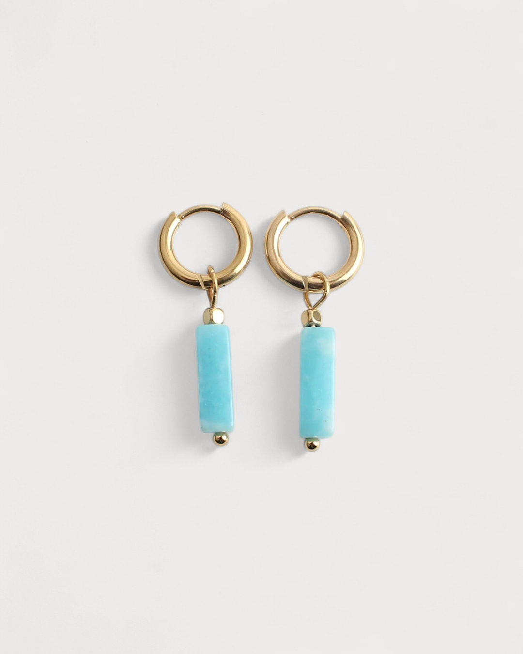 Dora - Earrings - Natural Stone - Stainless Steel