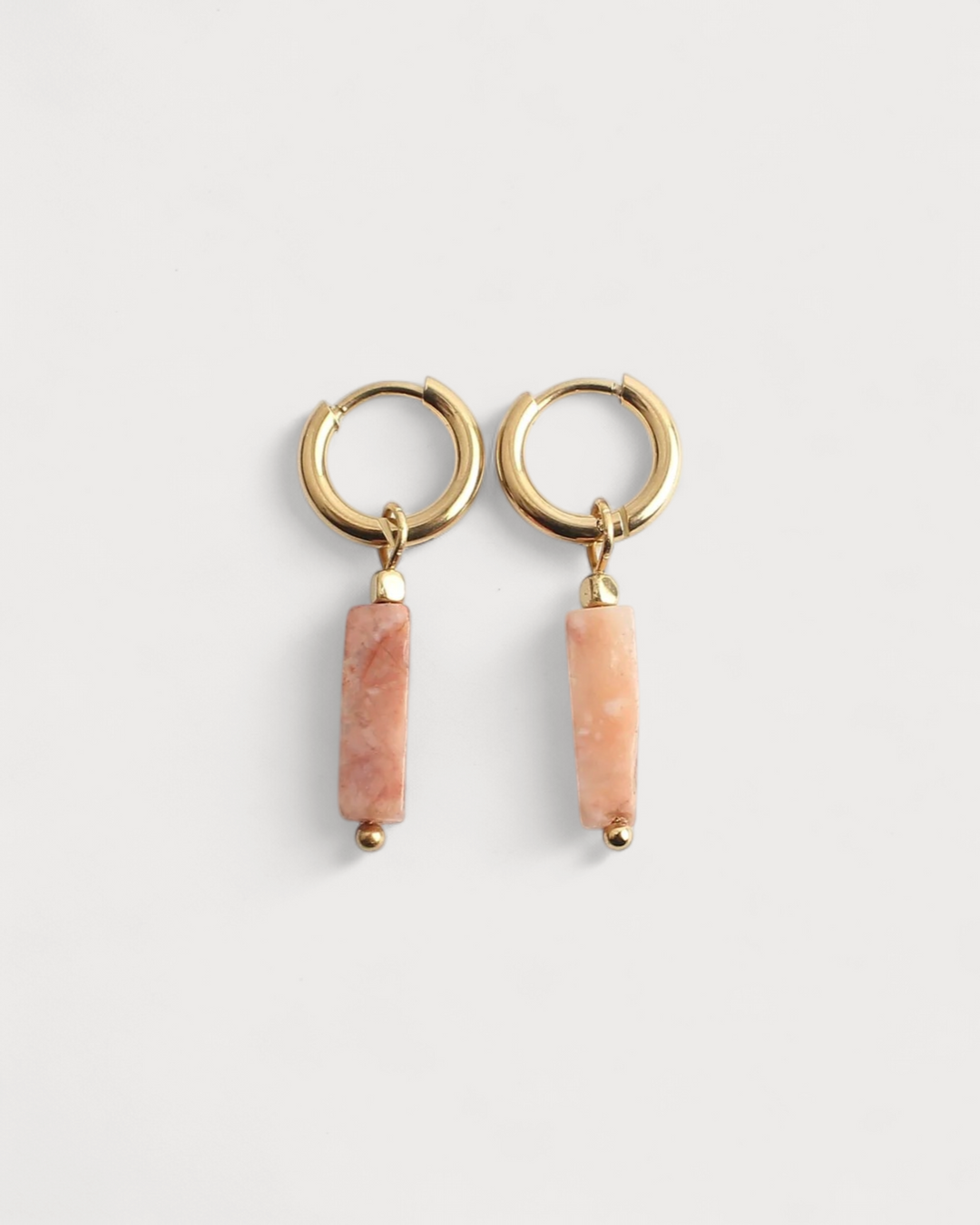 Dora - Earrings - Natural Stone - Stainless Steel