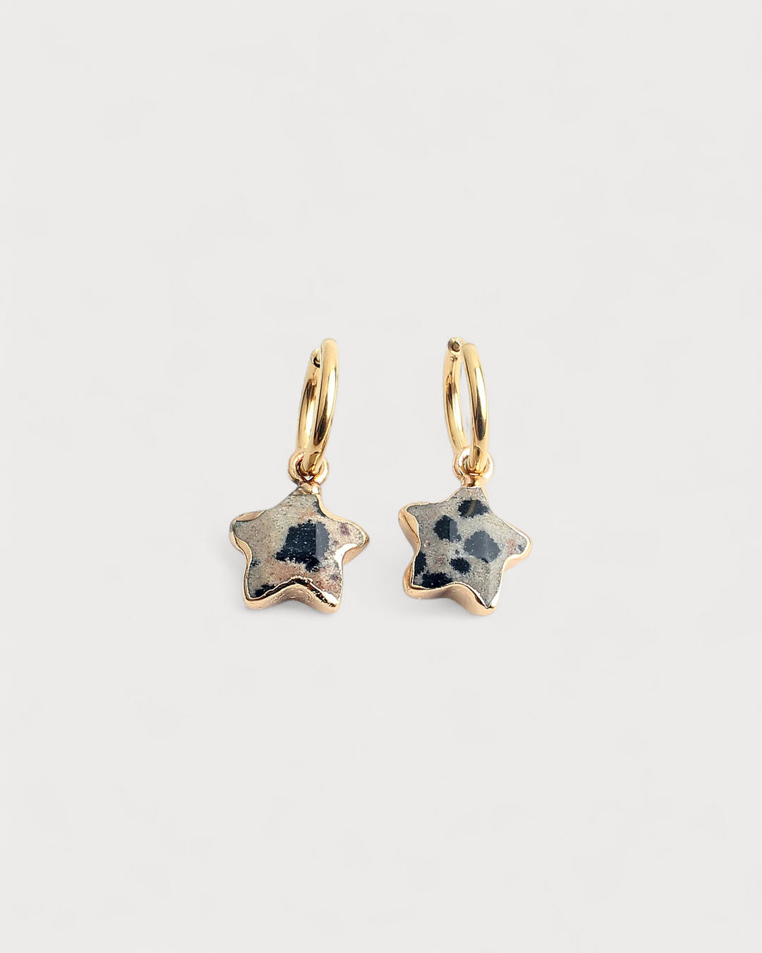 Starry - Earrings - Natural Stone - Stainless Steel