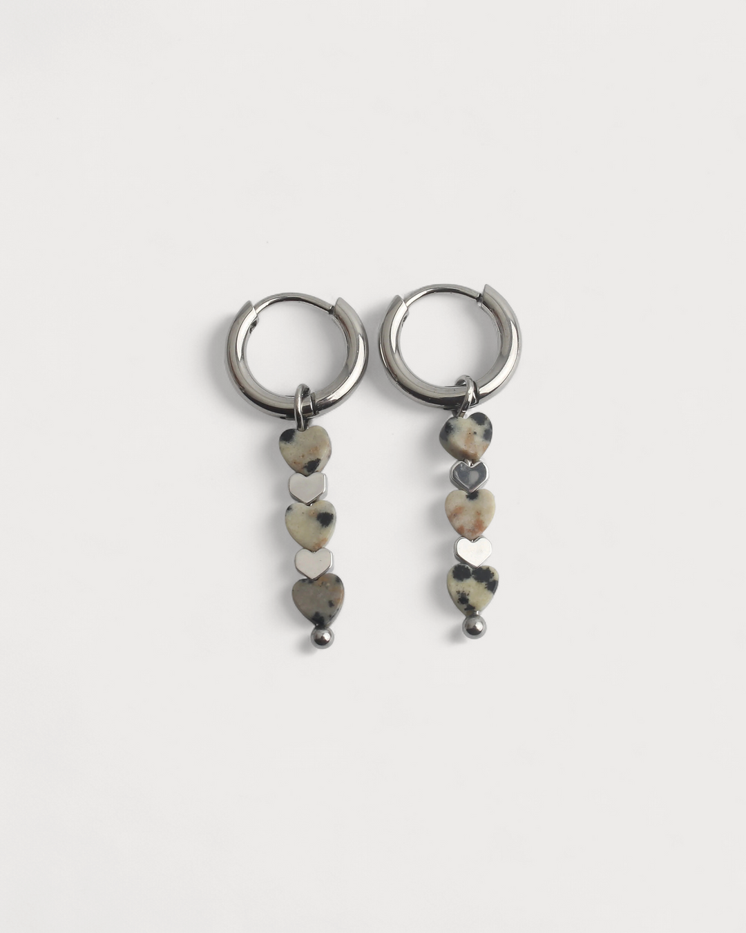 Heart To Heart - Earrings - Stainless Steel