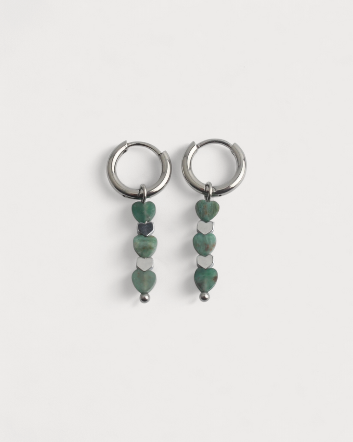 Heart To Heart - Earrings - Stainless Steel
