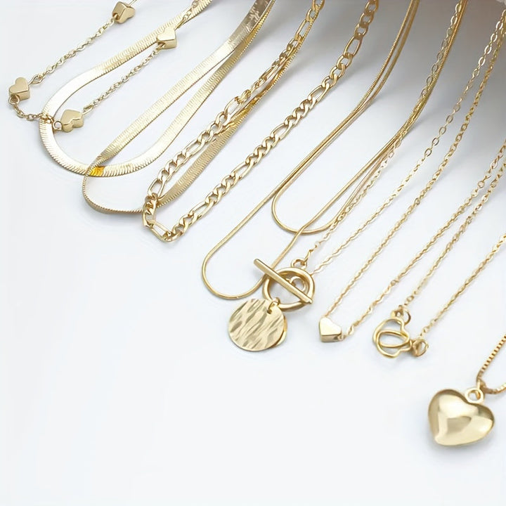 10pcs Luxury Necklace Set