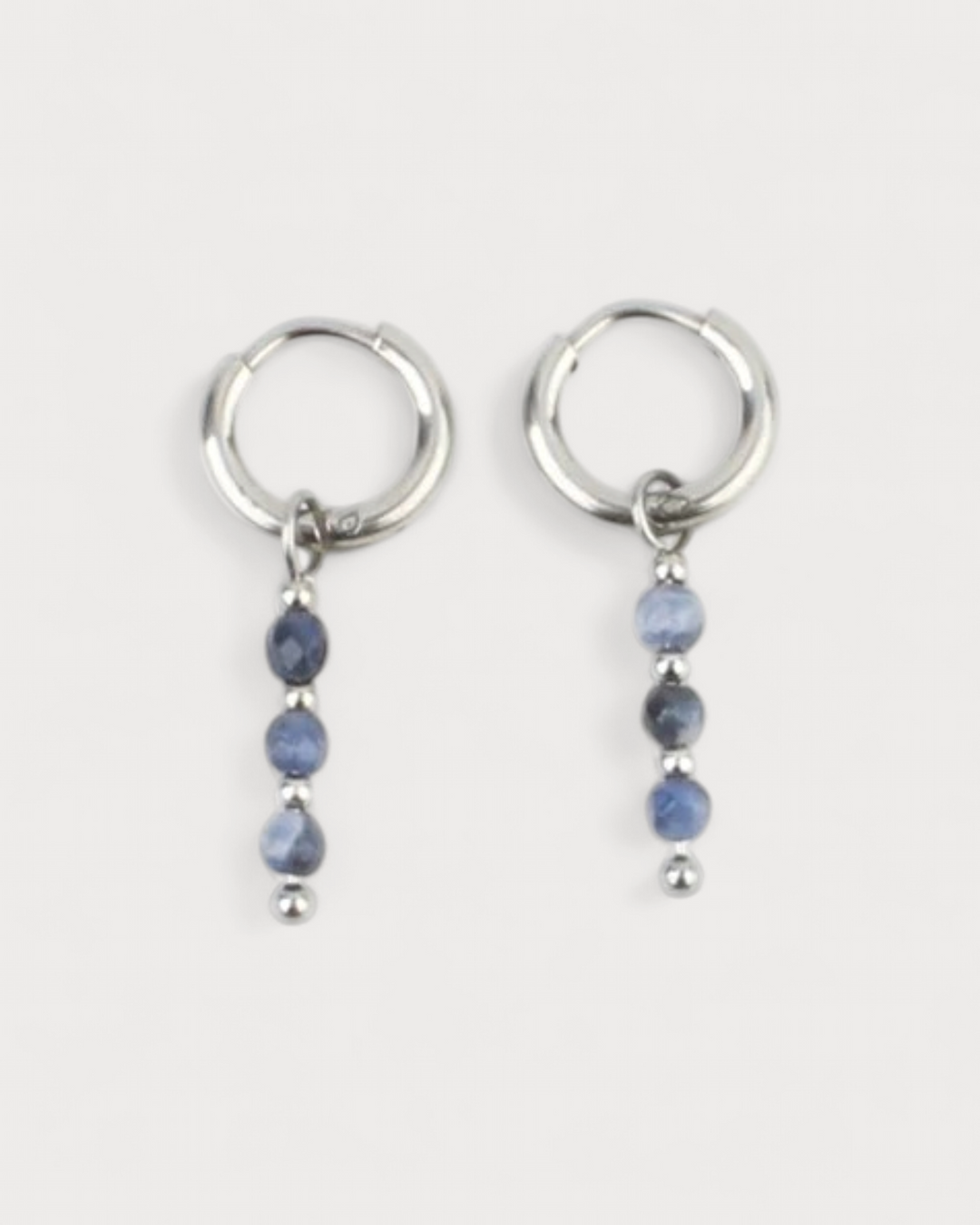 Mon Cheri - Earrings - Natural Stone - Stainless Steel