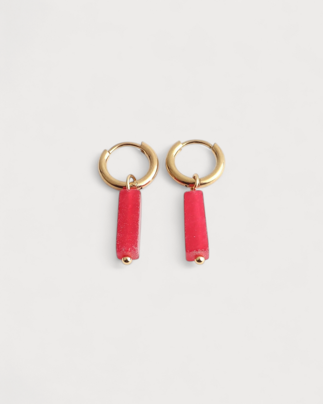 Dora - Earrings - Natural Stone - Stainless Steel