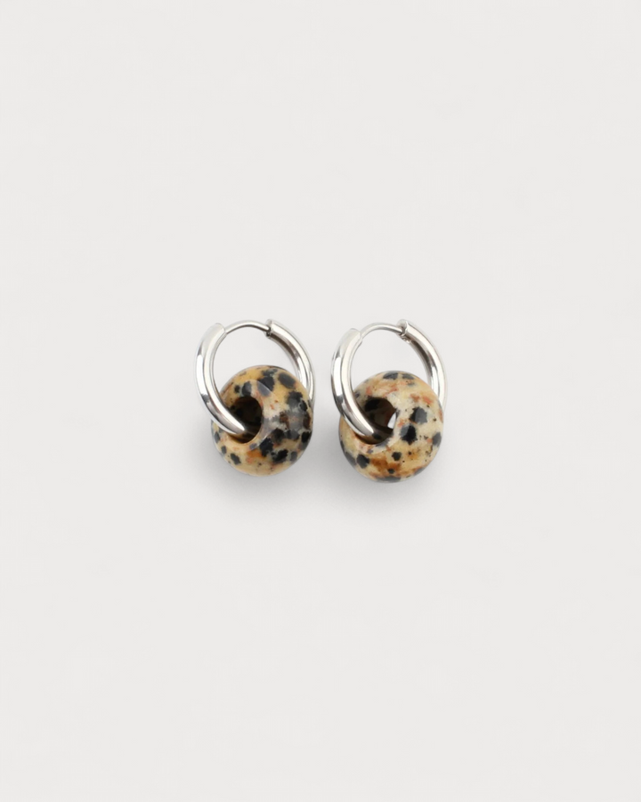 Femme - Earrings - Natural Stone - Stainless Steel