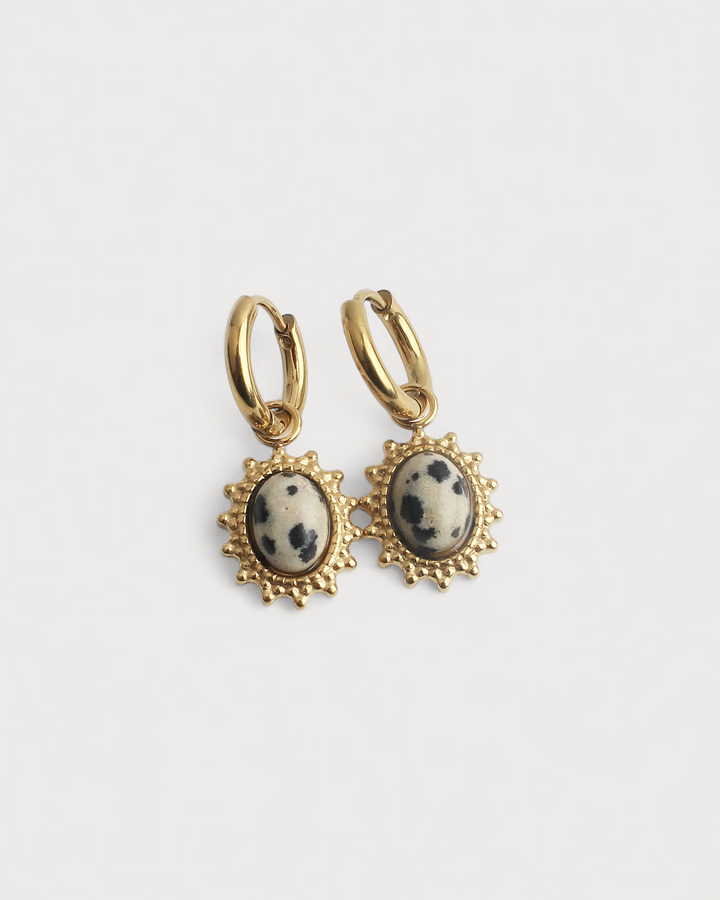Jolie - Earrings - Natural Stone - Stainless Steel