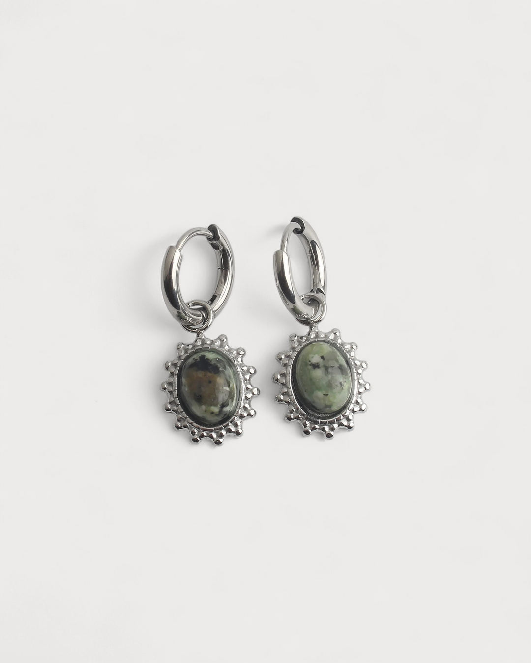 Jolie - Earrings - Natural Stone - Stainless Steel