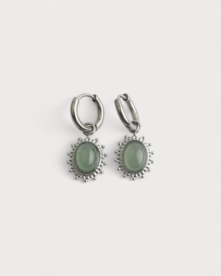 Jolie - Earrings - Natural Stone - Stainless Steel