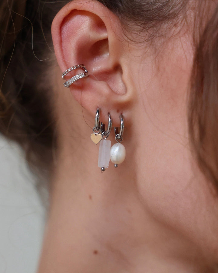 Dora - Earrings - Natural Stone - Stainless Steel