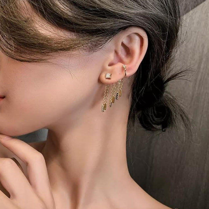 RAISING THE BAR EARRINGS (PAIR)
